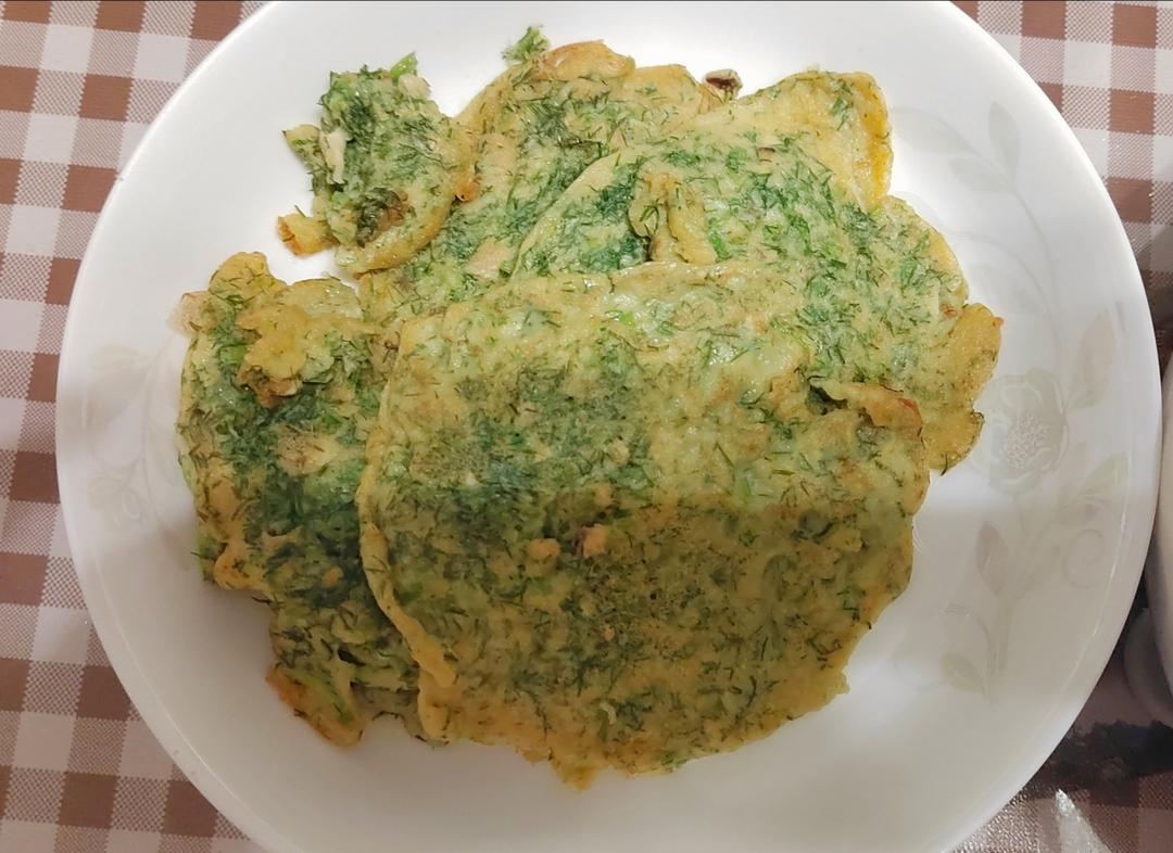 茴香煎饼