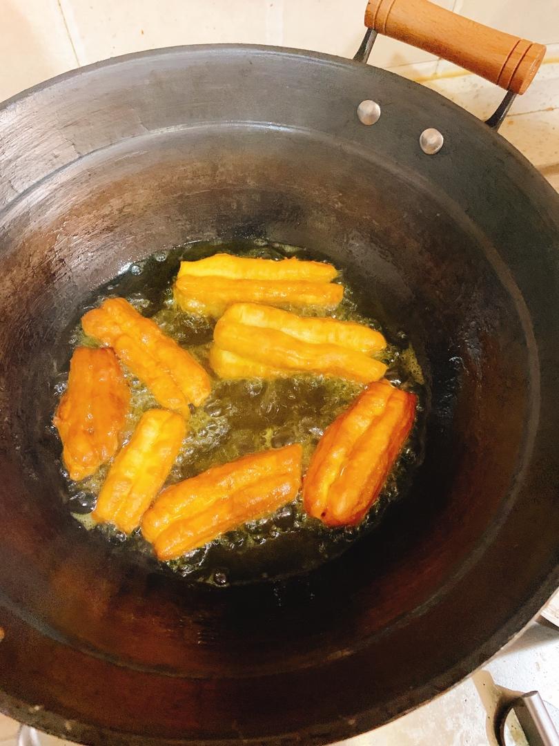 自制油条