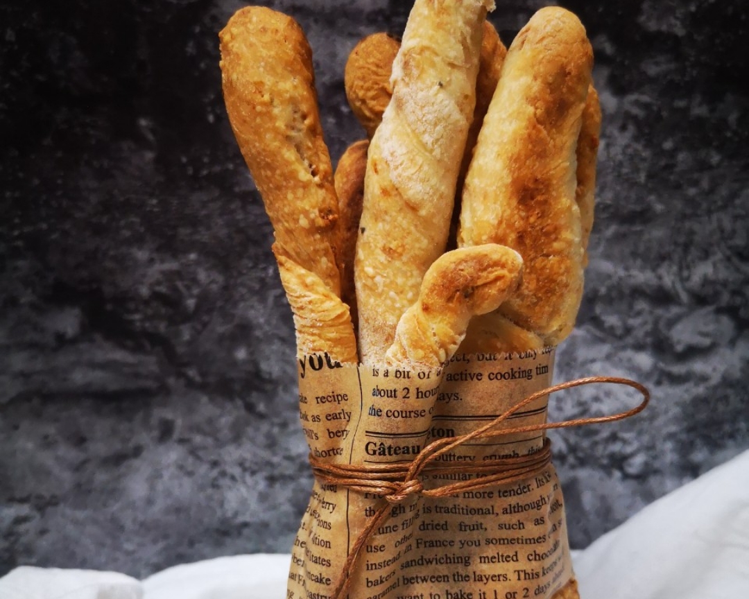 消耗天然酵种的面包棒的做法