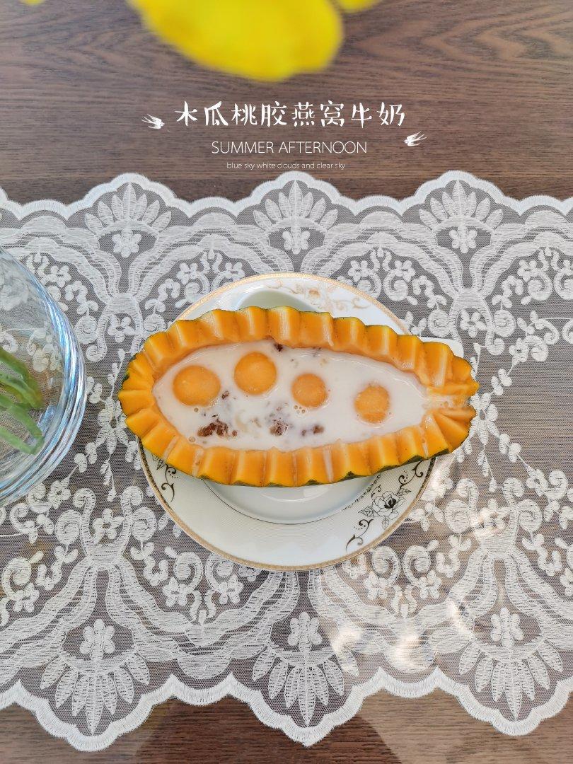 木瓜牛奶炖雪燕