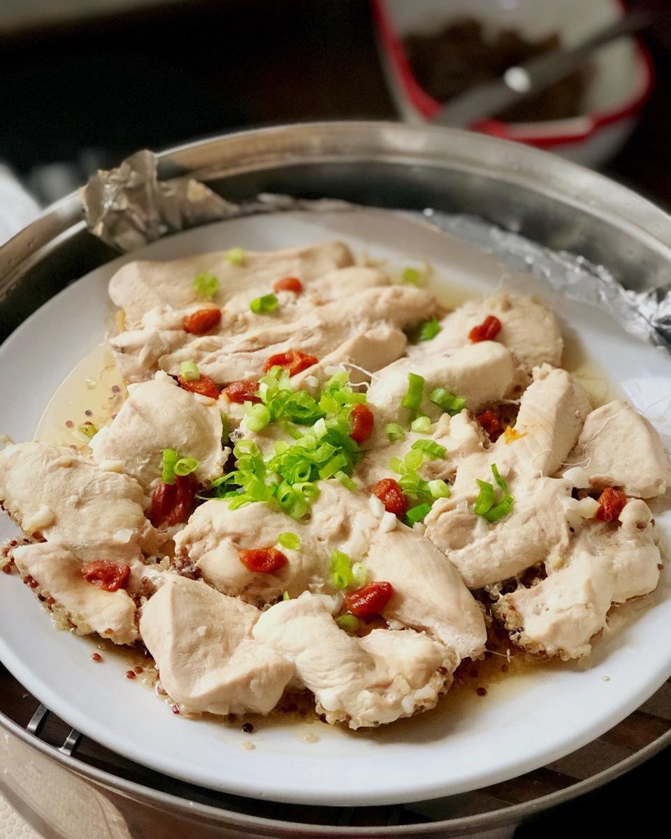 【健康三餐】鸡胸蒸藜麦饭