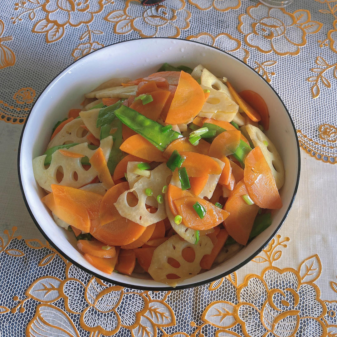 三色小素炒（夏天的清爽）