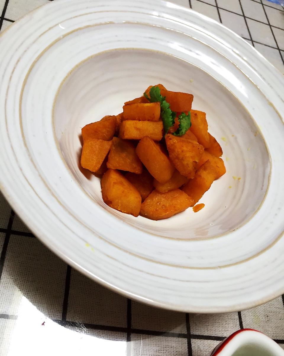 浅笑做的清炒红薯