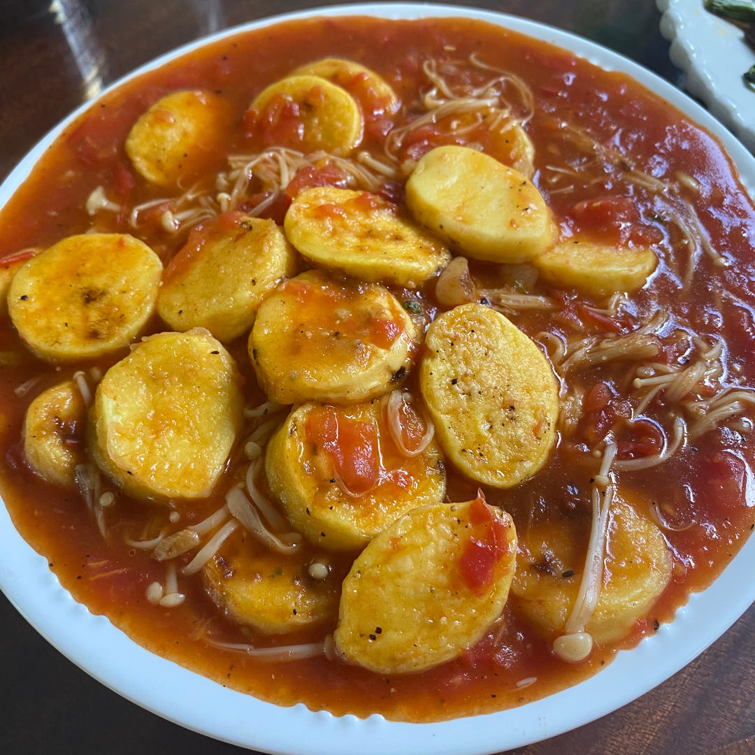 金针菇烧日本豆腐