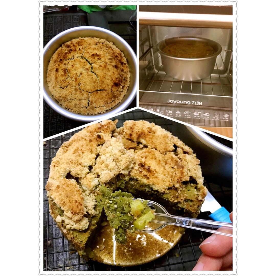 抹茶菠萝酥蛋糕