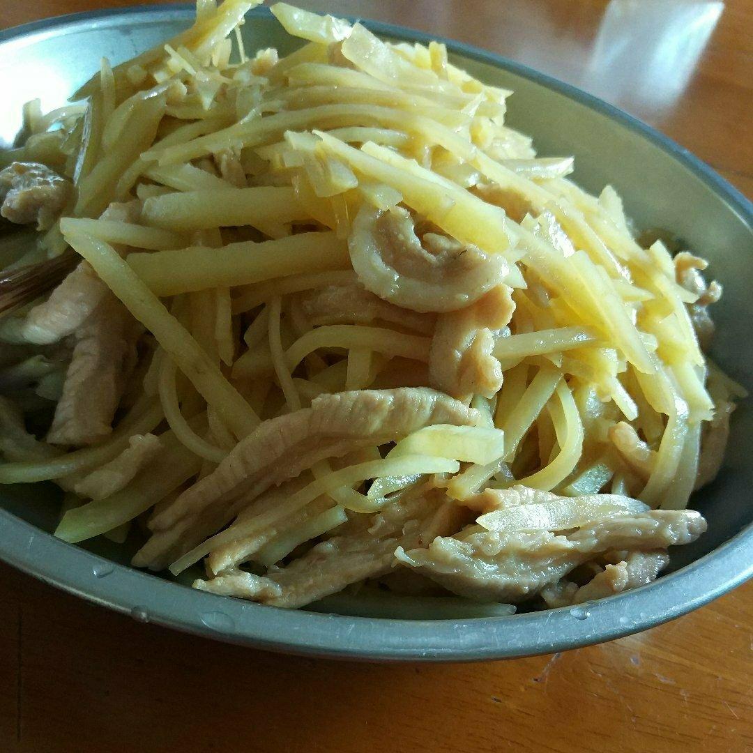 土豆丝炒肉
