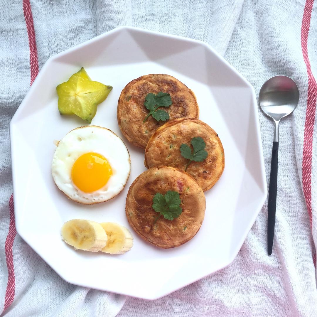 松软香嫩的西红柿鸡蛋饼