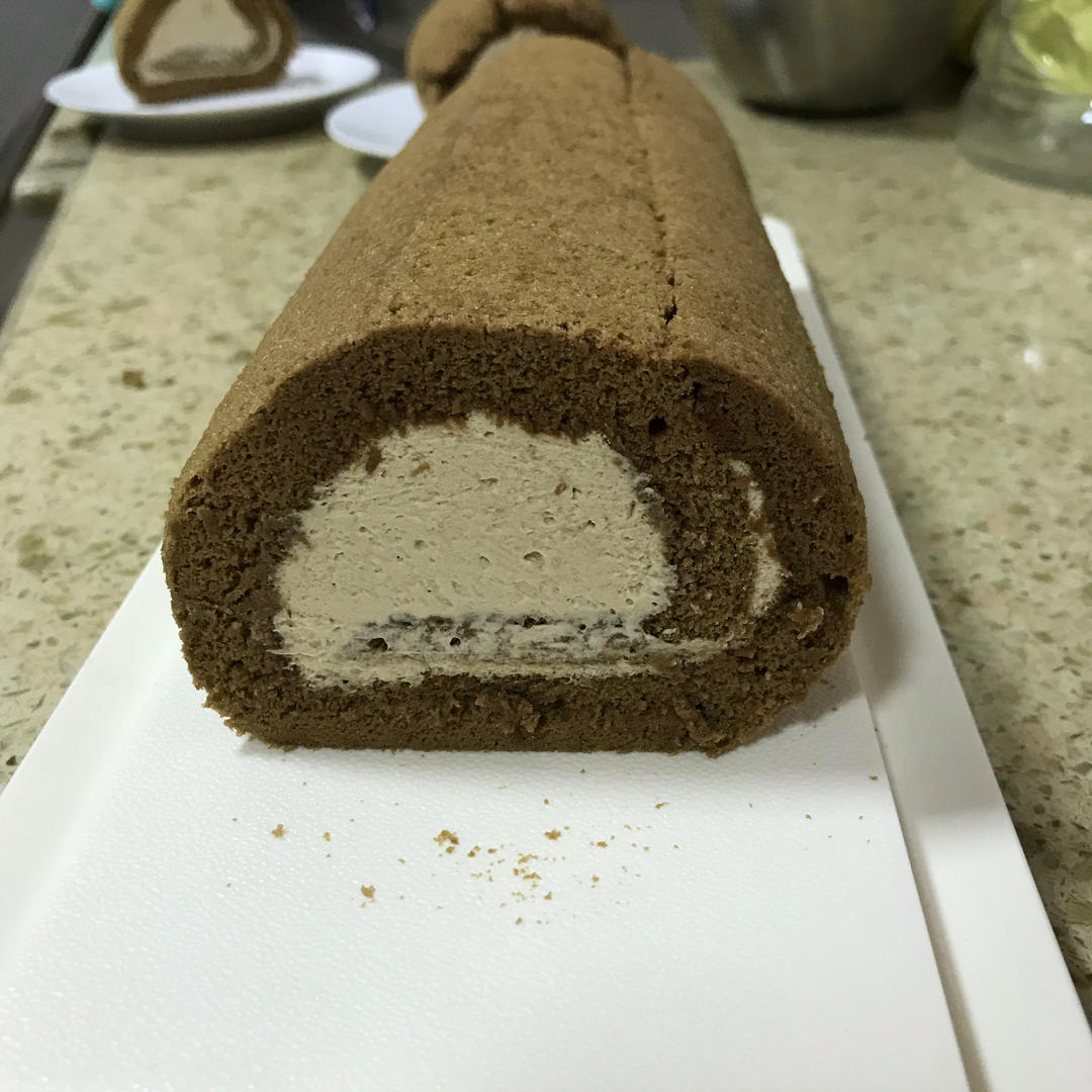 咸摩卡瑞士卷（附卷起手法视频，好配方快收着！）