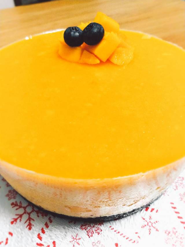 【视频】芒果慕斯（6寸） | 含镜面果胶配方