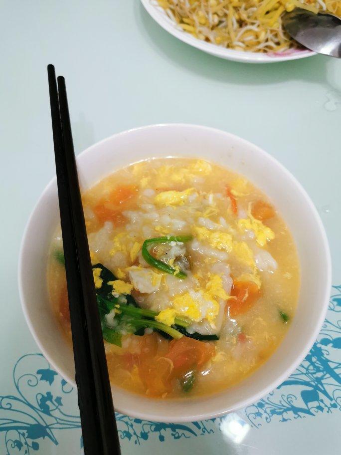 简单早餐-疙瘩汤