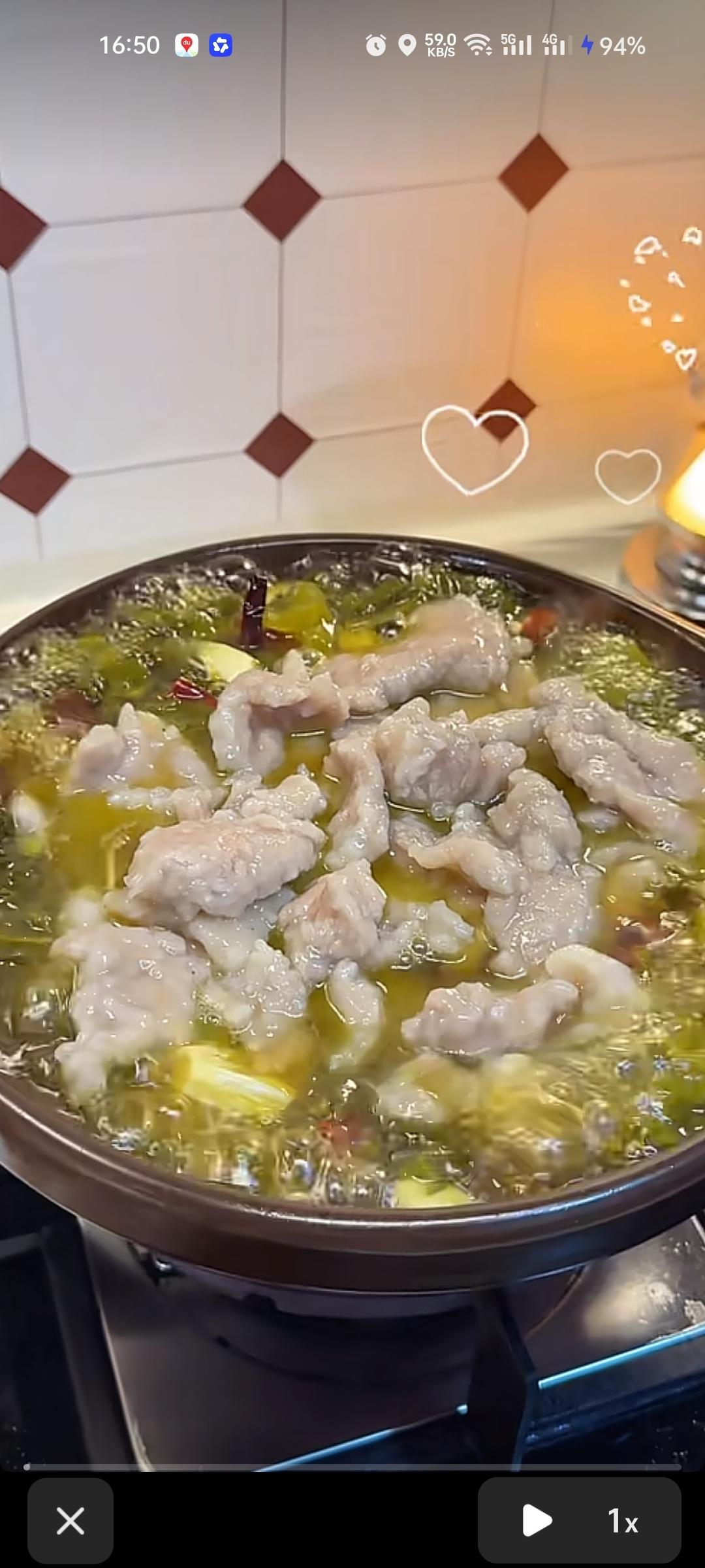 酸菜滑肉