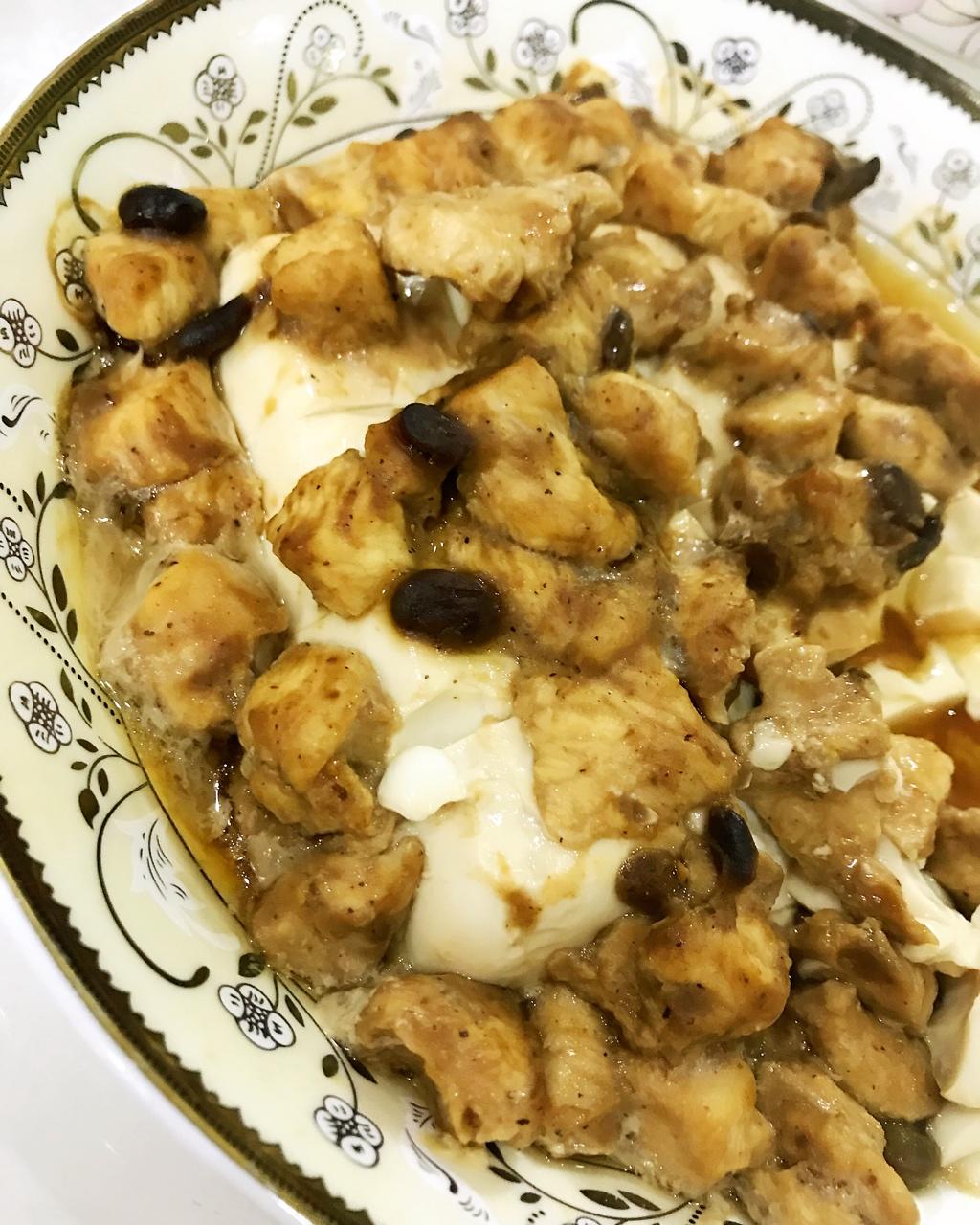 鸡胸蒸豆腐