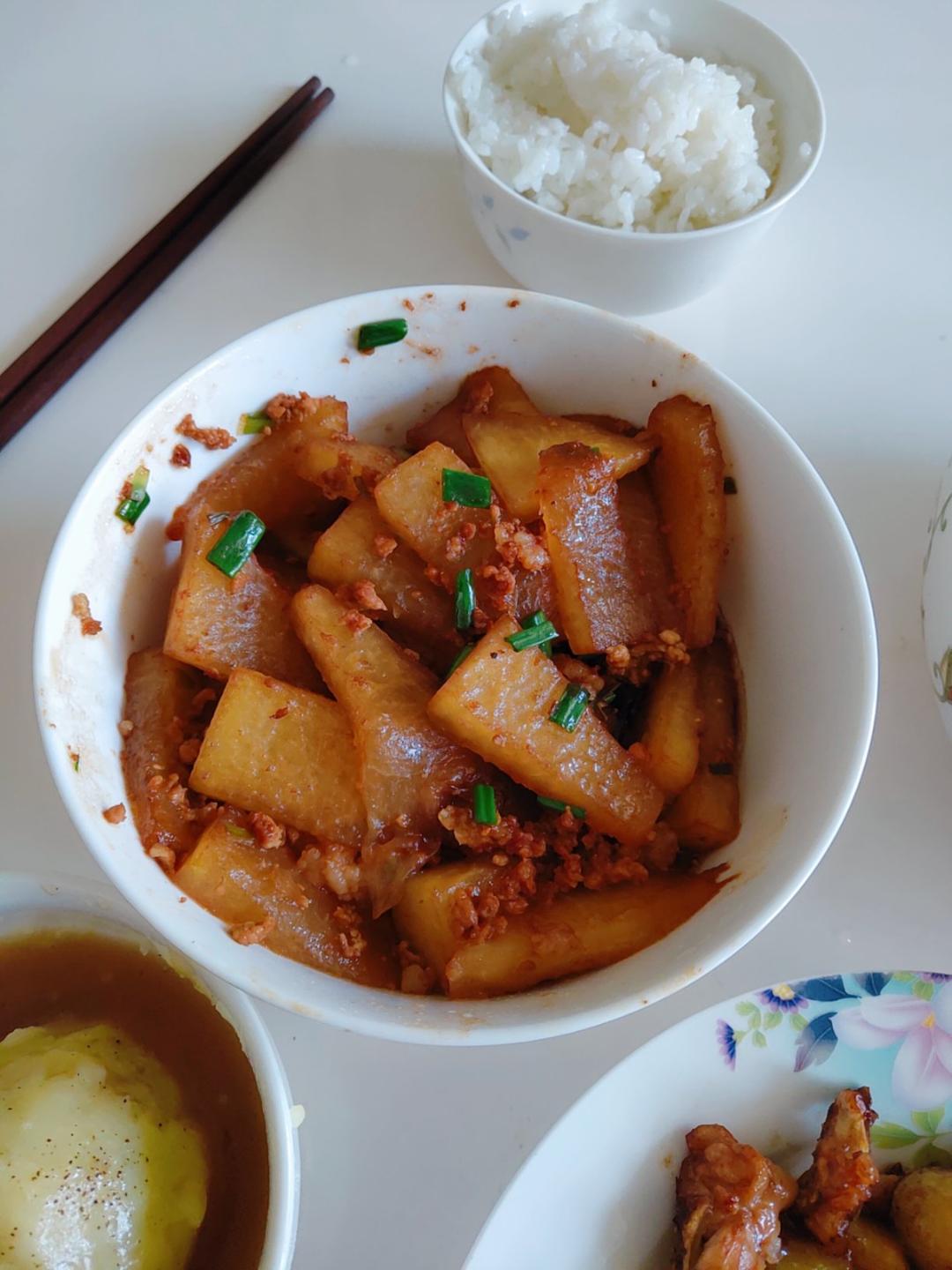 肉末炒冬瓜(超下饭)