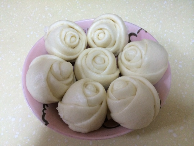玫瑰花馒头
