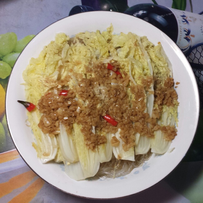 蒜蓉粉丝娃娃菜