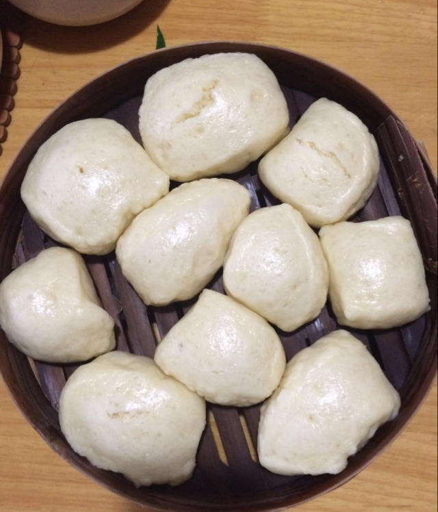 面包机发面蒸馒头