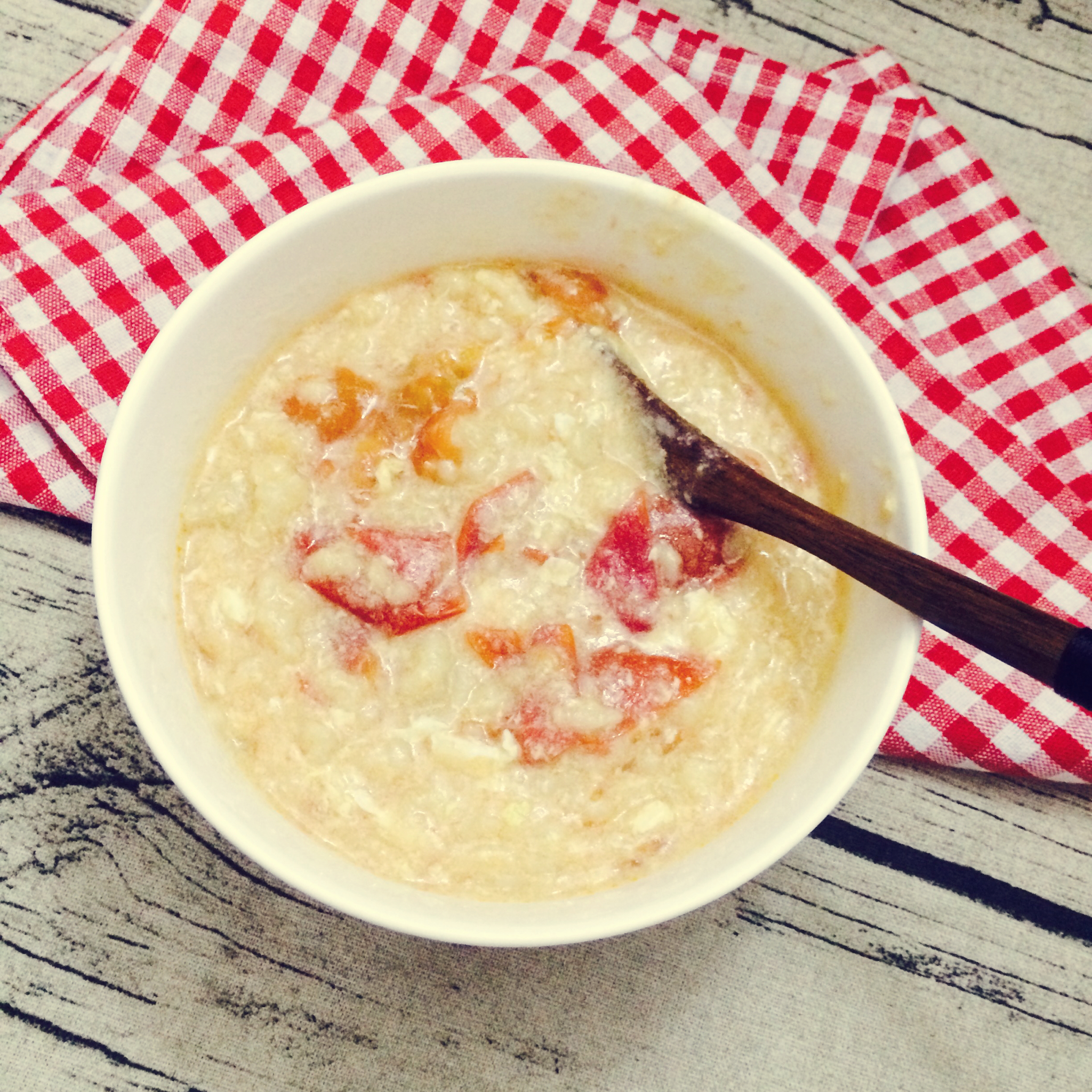 西红柿鸡蛋疙瘩汤