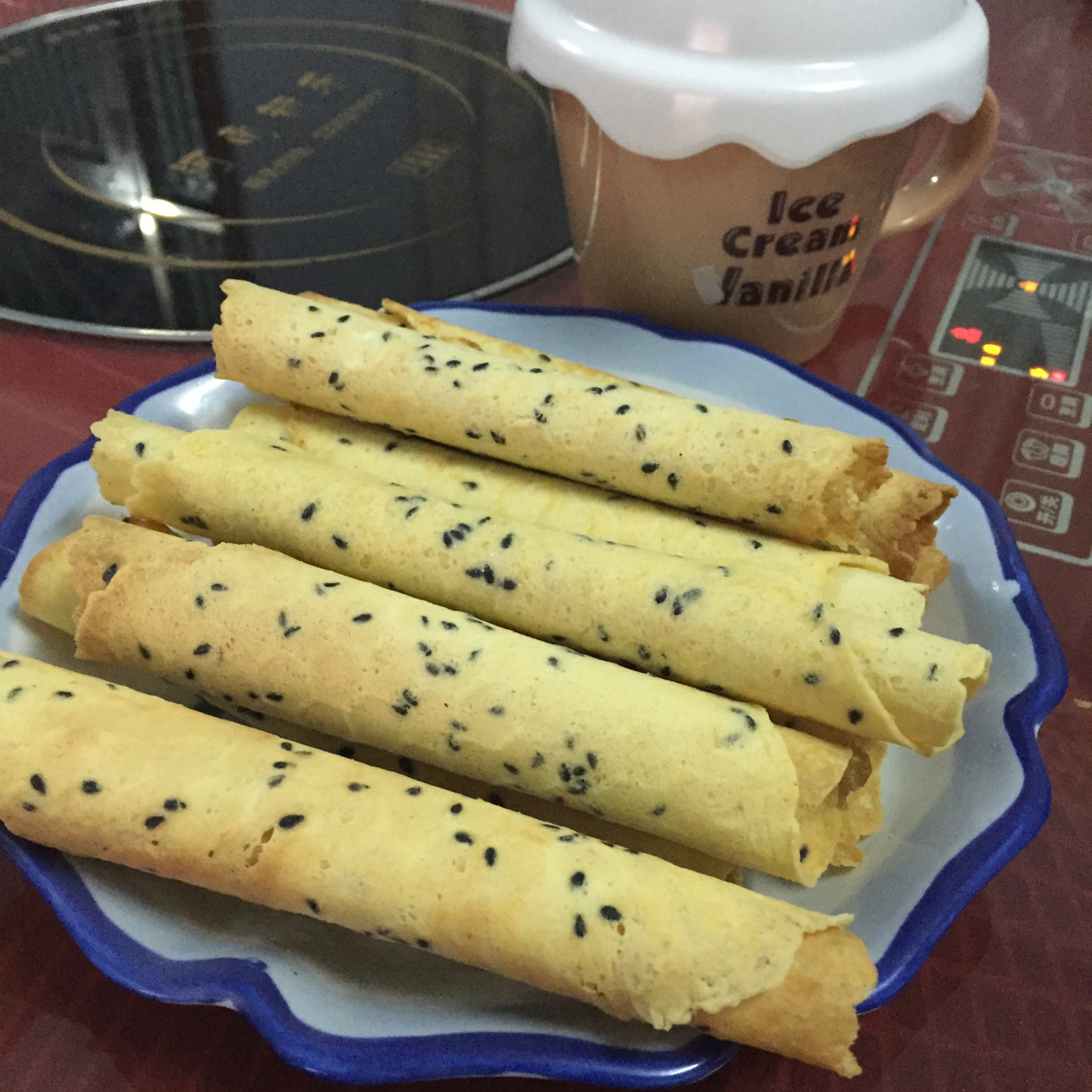 芝麻蛋卷