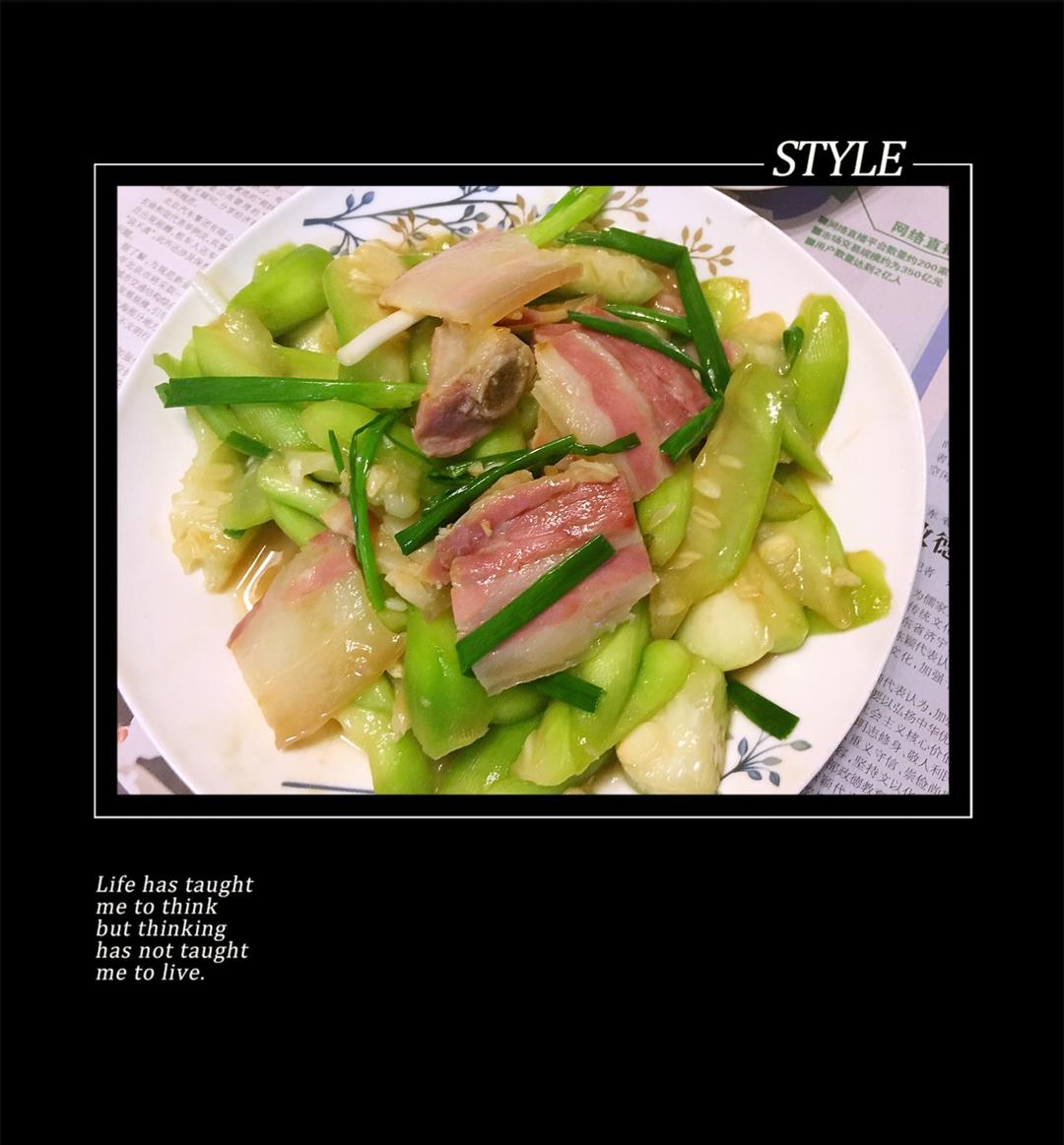 青蒜炒腊肉