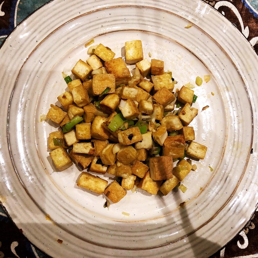 小葱香煎豆腐