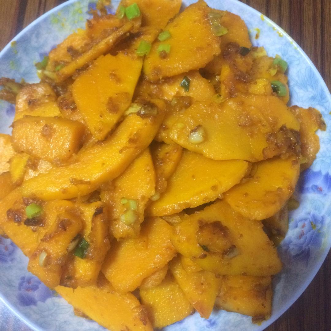 兰心慧质做的姜炒金瓜