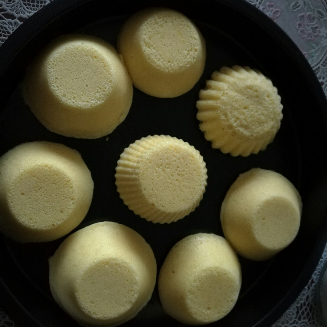 若水长歌做的蒸蛋糕