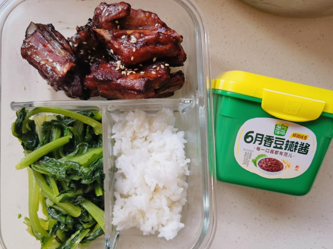 满口爆香｜酱焖排骨·红烧排骨｜极简硬菜详解｜上班族便当