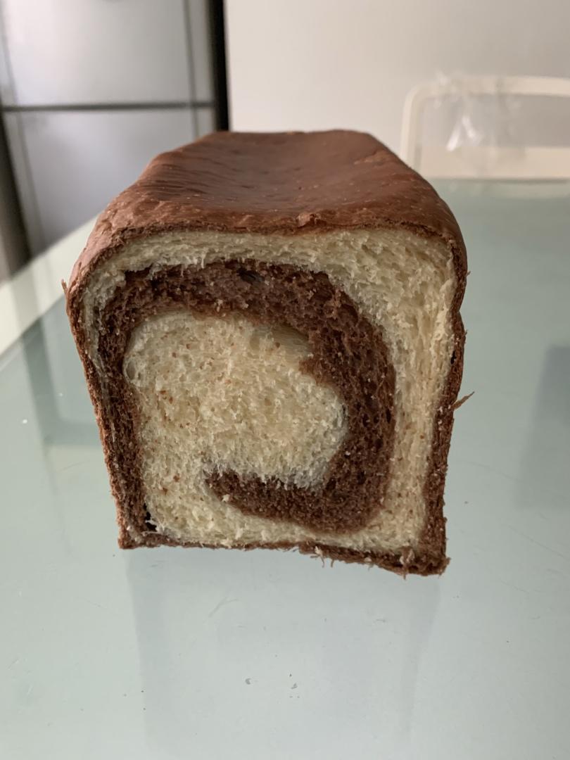 双色可可吐司（一次发酵）