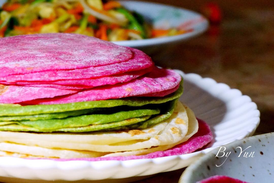 彩色春饼的做法