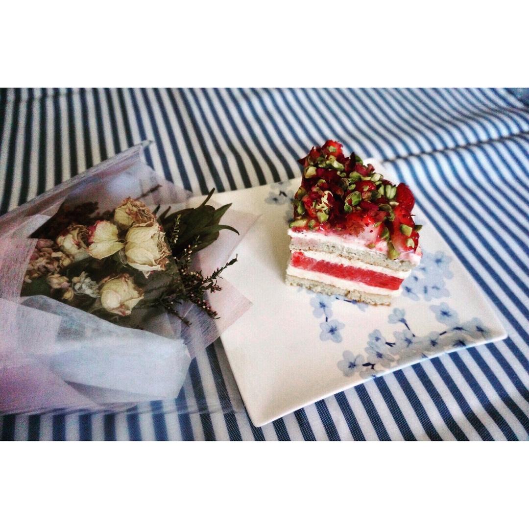 Ins上超火网红－西瓜蛋糕（还原度超高！）