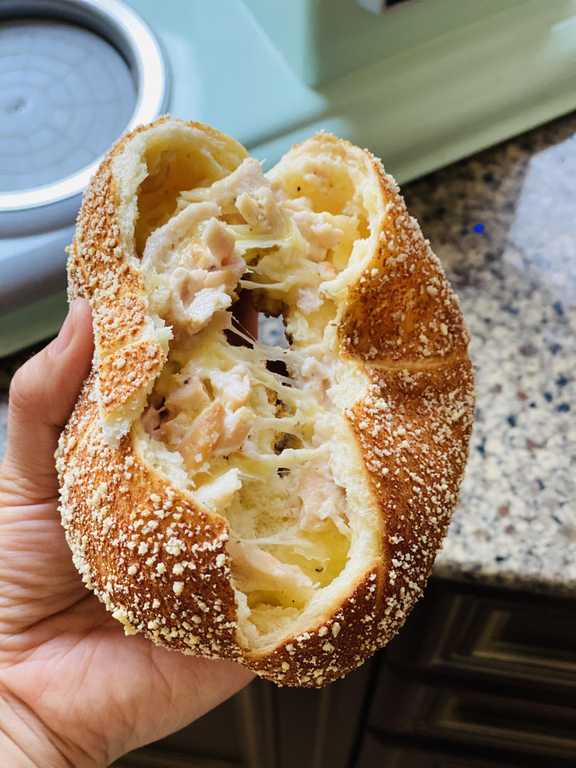 芝士熏鸡面包（万用方子）