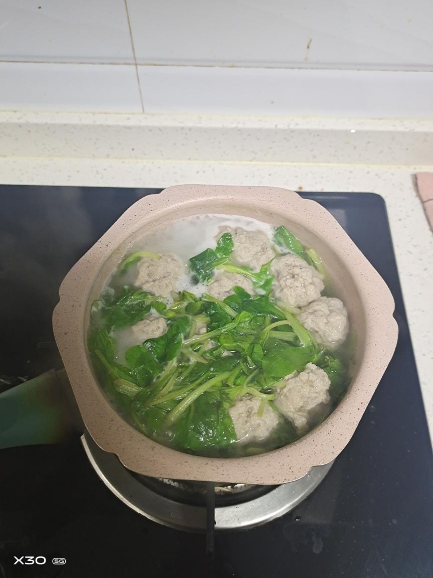 青菜肉丸子