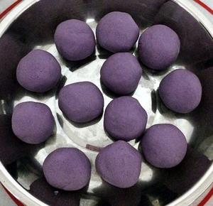 #黄金烤箱#贝奥beow K30W烤箱测评2 ---紫薯肉松球的做法 步骤3