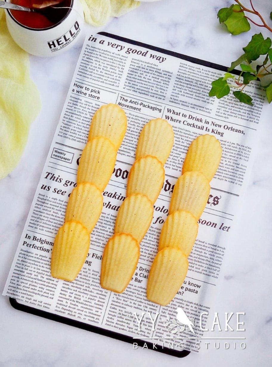 香草牛奶味白嫩小贝壳—玛德琳