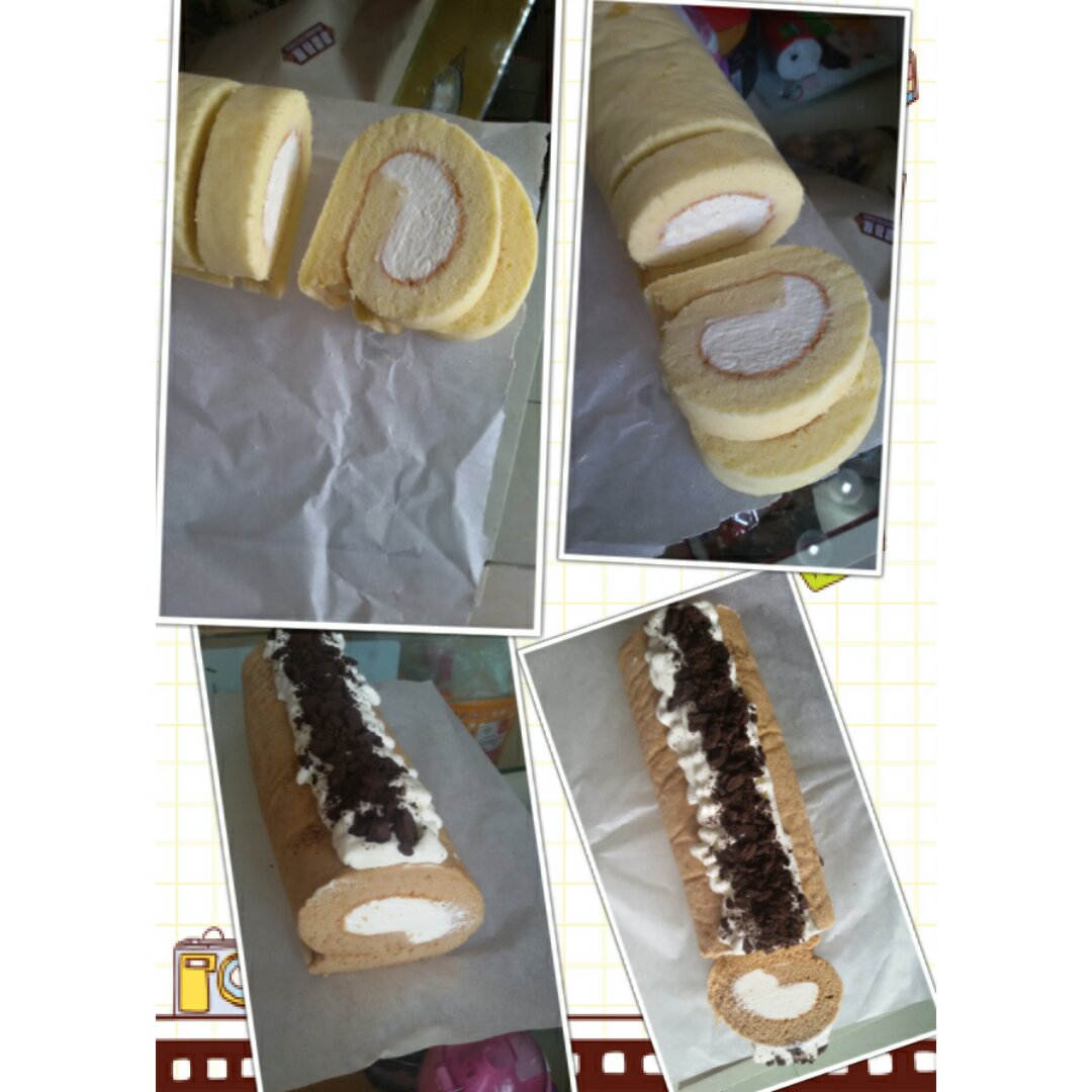 新手也OK喔～瑞士蛋糕卷