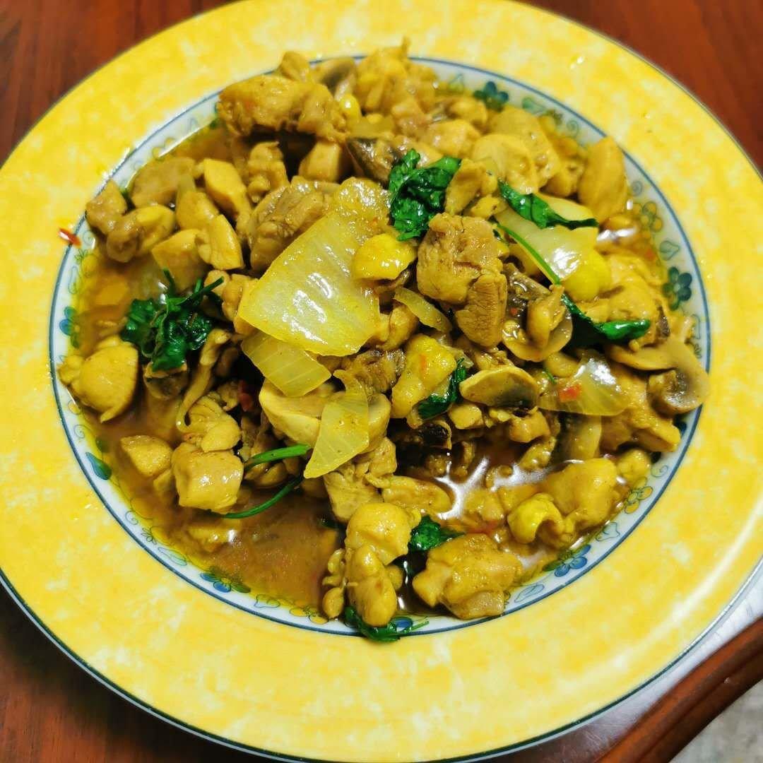 咖喱鸡（鸡胸肉版）