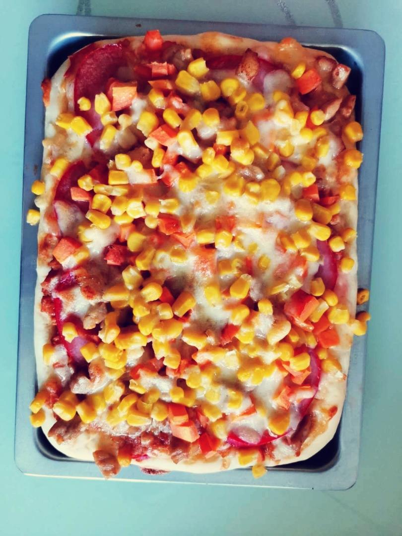 儿子说比BSK好吃的披萨（含披萨酱、饼底做法）