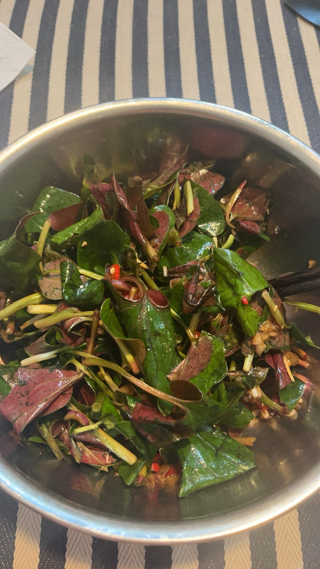 凉拌鱼腥草叶子