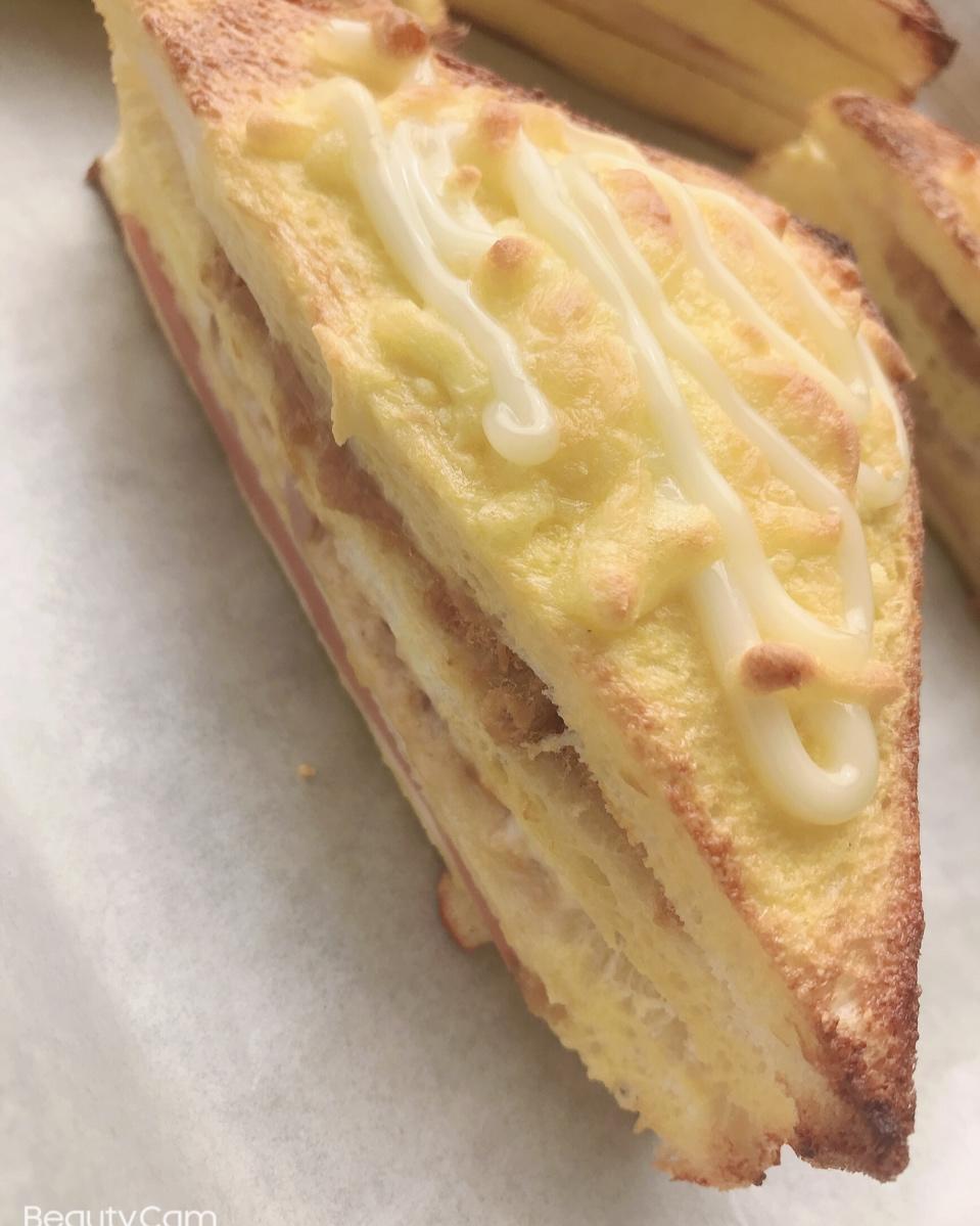 超级好吃的黄金三明治🥪