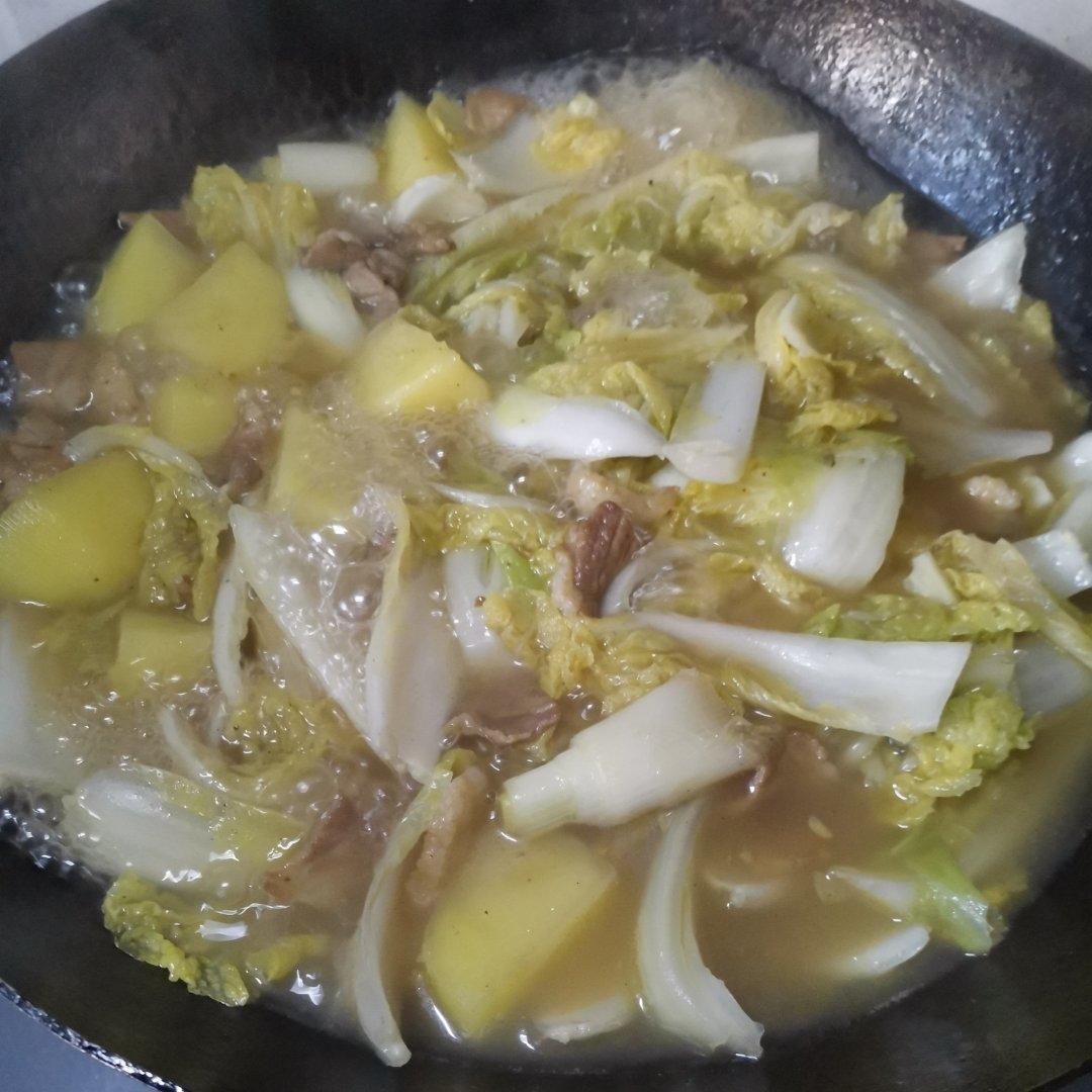 土豆炖大白菜