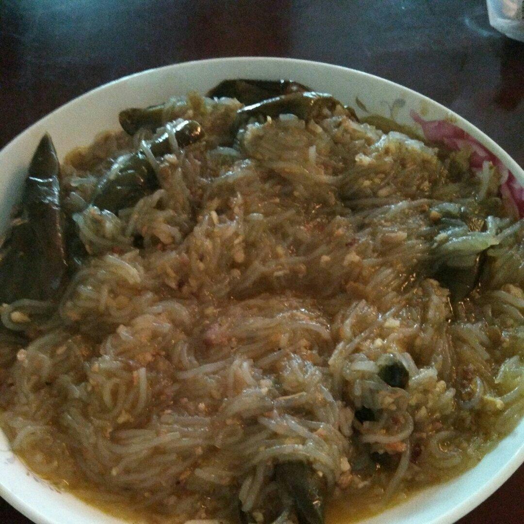 肉末茄子粉丝煲