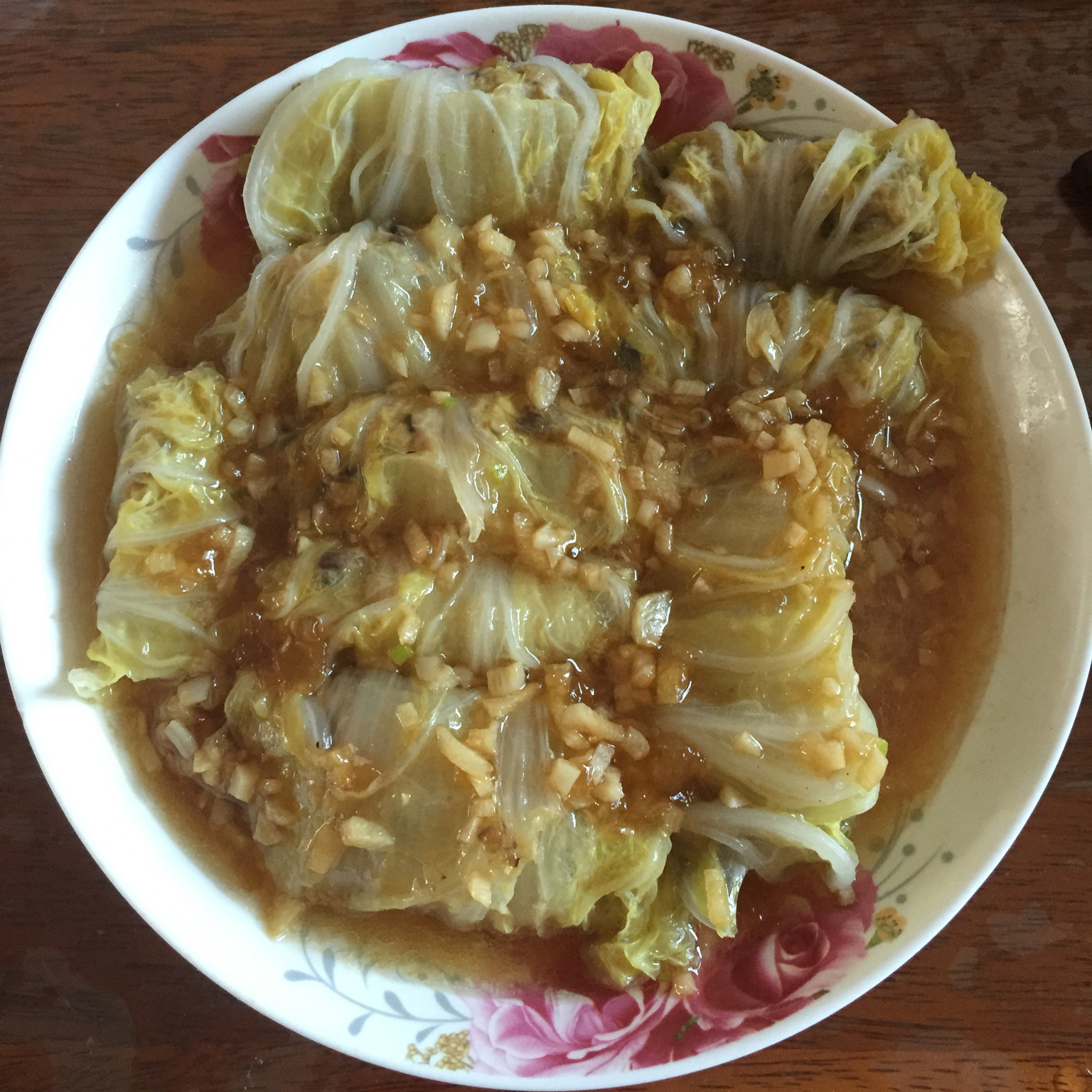 肉酿白菜卷