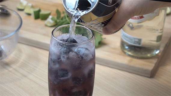 经典Mojito & 蓝莓Mojito 古巴调酒（视频菜谱）