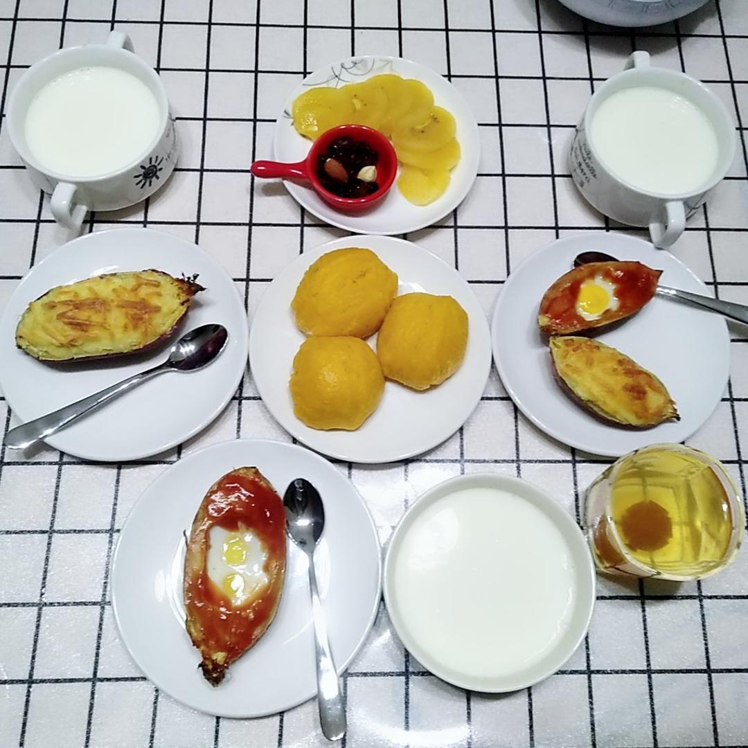 芝士焗红薯