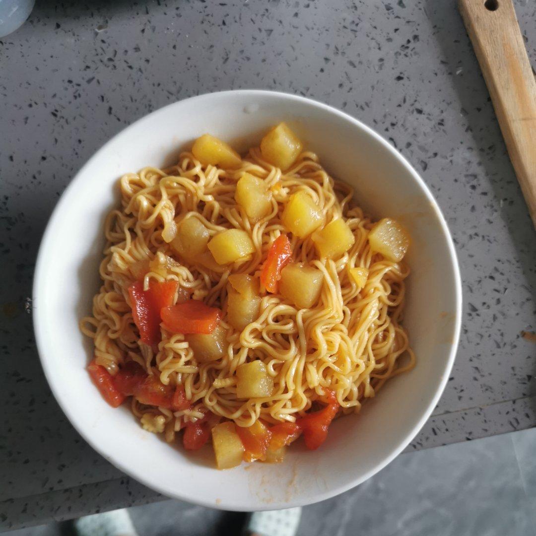 番茄土豆泡面