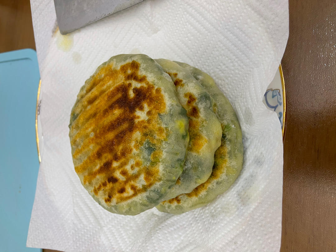 虾皮韭菜鸡蛋馅饼（图文）