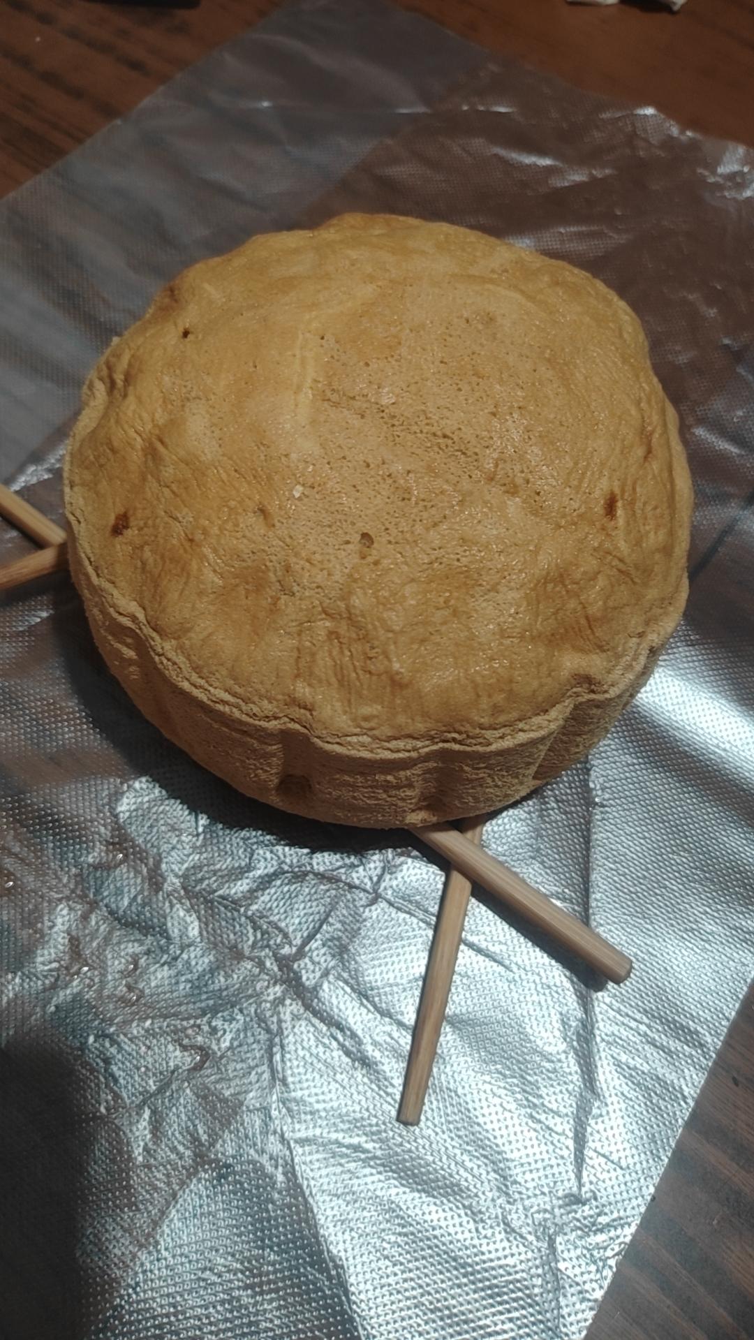 蒸蛋糕（中筋面粉/鸡蛋/牛奶/糖/白醋）