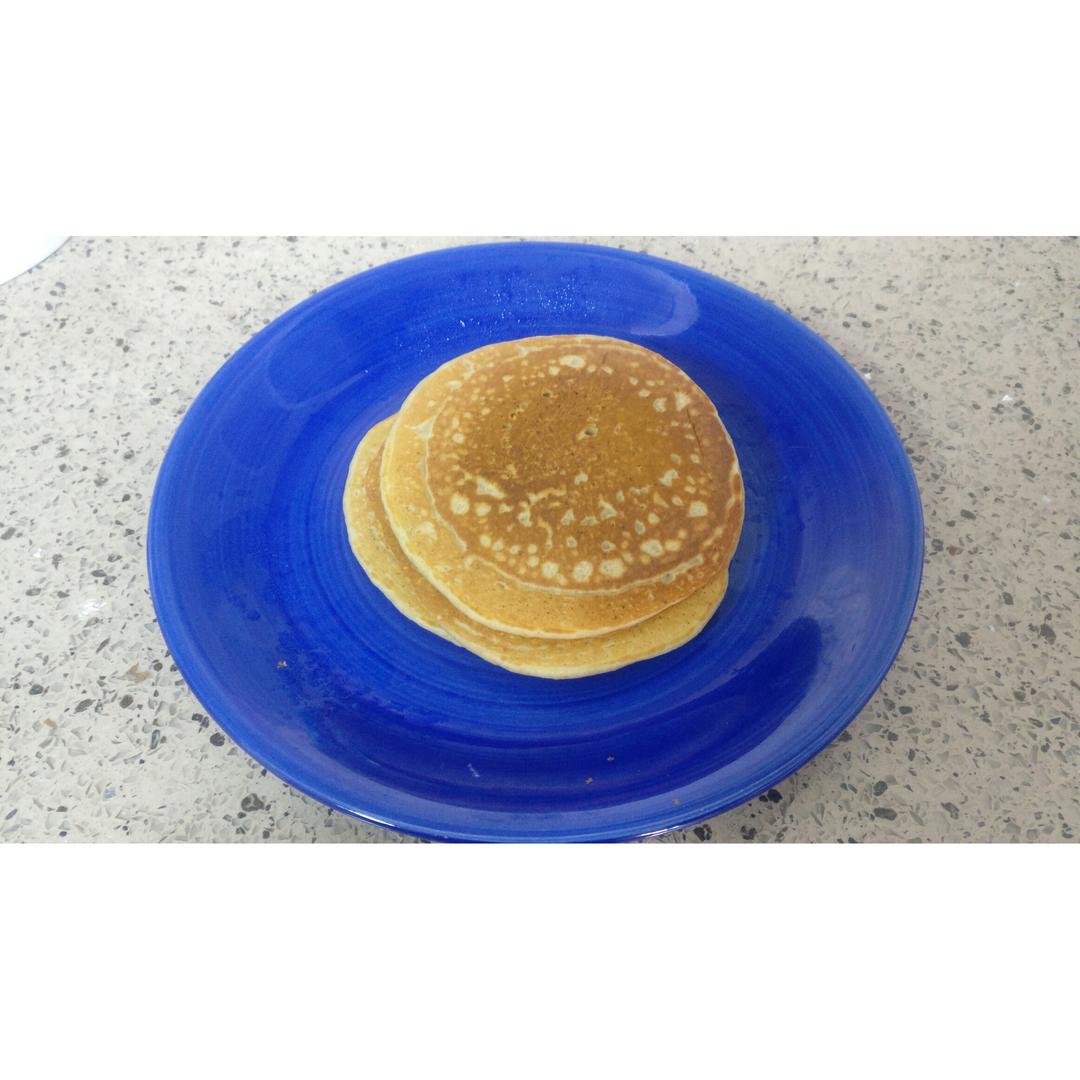 全麦香蕉奶香松饼（少油低糖）