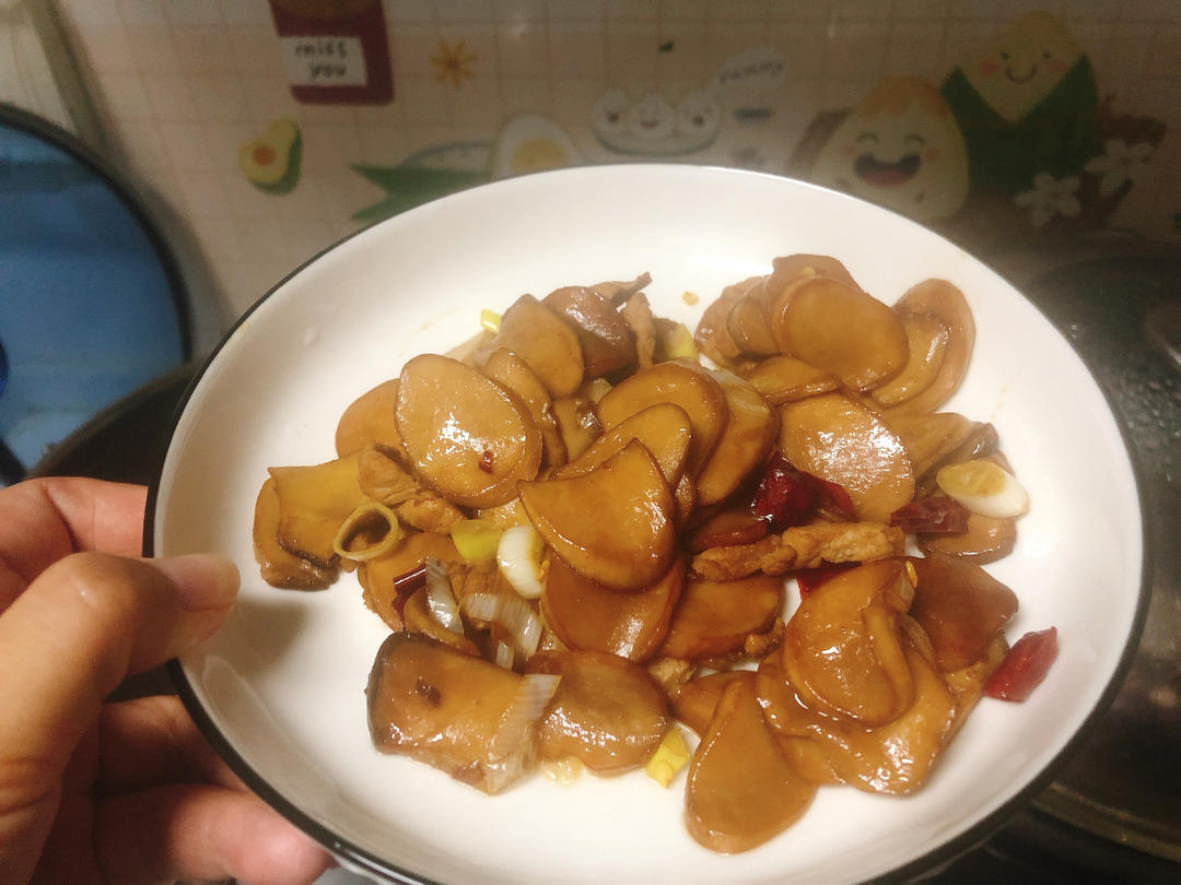 杏鲍菇炒肉