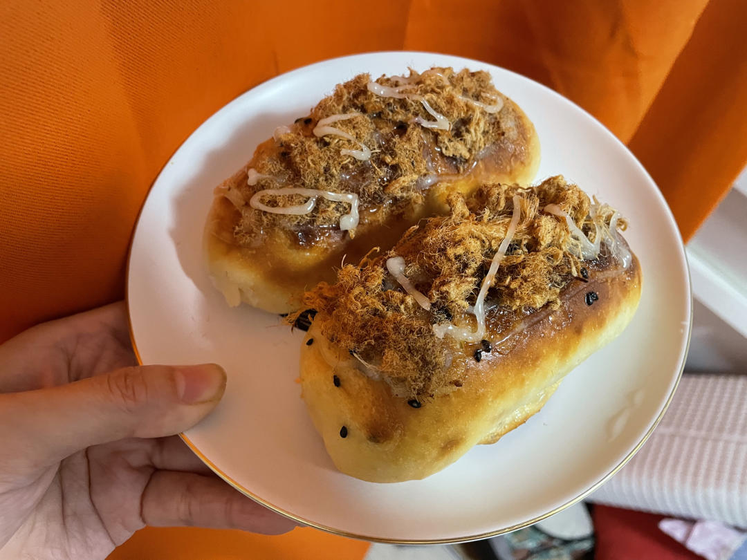 肉松沙拉酱面包（65度汤种）